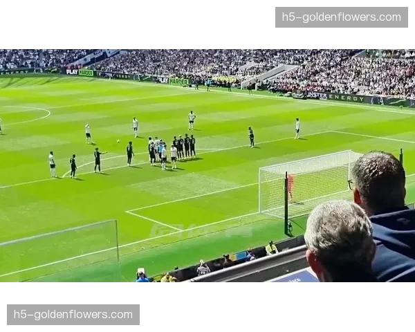 凯恩主罚任意球击中横梁，错失扳平良机